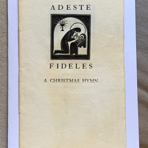 Adeste Fideles by Eric Gill