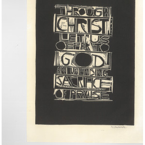 Through Christ by Meinrad Craighead