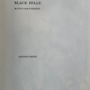 Black Hills by William (Br. Antoninus) Everson 