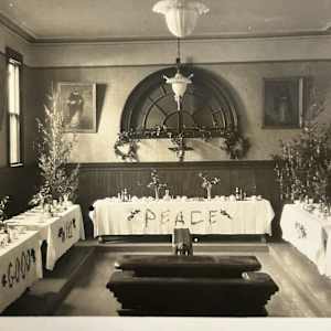 St. Louis Bertrand  Image: Dated 1930, the picture from the refectory of the House of Formation in Benicia, California shows this painting on the right. There is a second painting of similar style that depicts either St. Dominic or St. Thomas Aquinas.