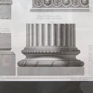 Cornice, Frize, and Capital for the Screens in Saloon, Plate VI by Robert Adam 