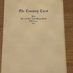 The Coventry Carol by John Henry Nash, Ray F. Coyle 