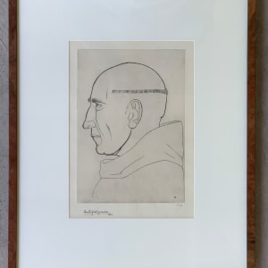 Prior of Caldey, The ("Dom Wilfred Upson, O.S.B.") by Eric Gill 
