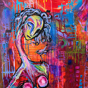 Tender by Evelyn Dufner  Image: Close up of face and bird