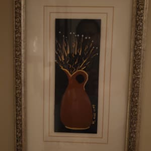 Untitled (pussy willows in a basin) by Marnita Kidd