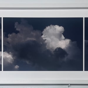 Storm Cloud over Boston Harbor, Dark Sky, Color has Faded by Jeffrey Heyne 