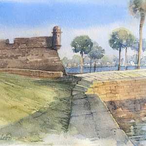 Castillo de San Marcos by Lucia deLeiris, Image 1.