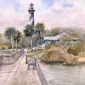 Saint Augustine Lighthouse by Lucia deLeiris, Image 1.