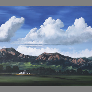 "West of Cherryvale" - Giclee on canvas / framed by Dave Kennedy - KENNEDY STUDIO ART