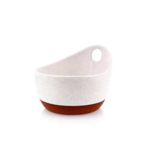 White Handheld Soup Bowl by Paul Eshelman
