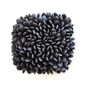 Hyacinth - 5" by Heather Knight  Image: Hyacinth in black pigmented porcelain