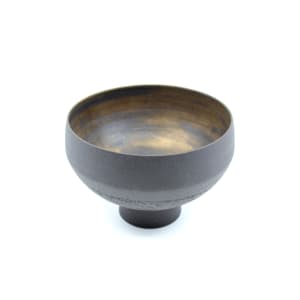 Black and Bronze Ceramic Bowls by Lilith Rockett 