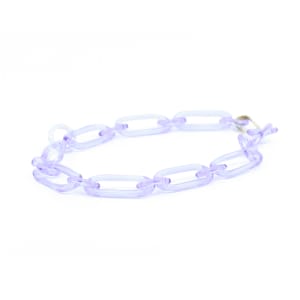 Lilac Oval & Circle Choker by Jane D'Arensbourg 
