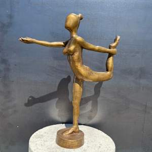 Yoga Dancer- Gold by Nicki Adani 