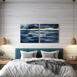 You Only Get One Spin - Diptych by Nicki Adani 