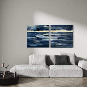You Only Get One Spin - Diptych by Nicki Adani 