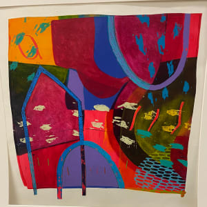 Small Letters 3 - mono print by Meg (Marguerite) Bernet