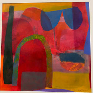 Landscape - mono print by Meg (Marguerite) Bernet