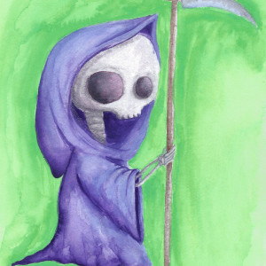 Lil reaper by Krystlesaurus