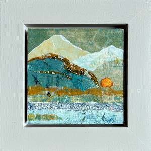 Blue and Gold Dream by Pamela Hirsch 