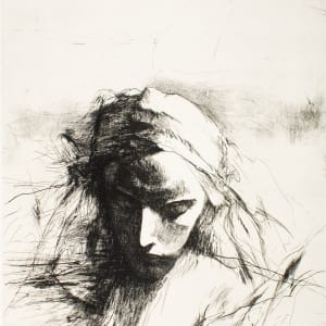 Portrait of a Woman's Face by Arthur Polonsky