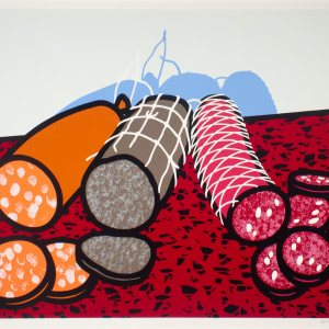 Three Sausages by Patrick Caulfield