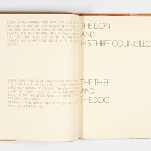 Aesop's Fables by Dame Elisabeth Frink, Image 11.