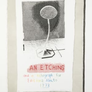 An Etching and a Lithograph by David Hockney