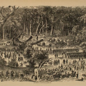 Harper's Pictorial History of the Civil War (The March from Williamsburg)