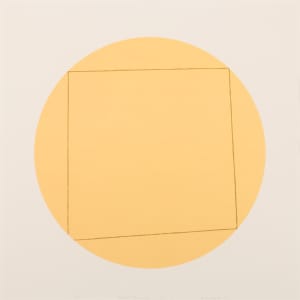 1, from Distorted Square Within a Circle by Robert Mangold