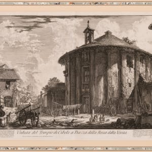 Veduta Del Tempio de Cibele a Piazza della Bocca della Verita by Giovanni Battista Piranesi