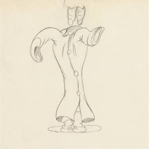 Snow White and the Seven Dwarfs "Silly Song" Rough Drawings (set of 9) by Disney 