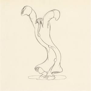 Snow White and the Seven Dwarfs "Silly Song" Rough Drawings (set of 9) by Disney 