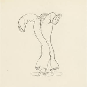 Snow White and the Seven Dwarfs "Silly Song" Rough Drawings (set of 9) by Disney 