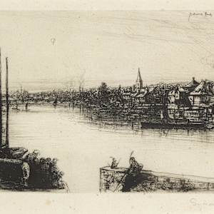 Battersea Reach by Francis Seymour Haden