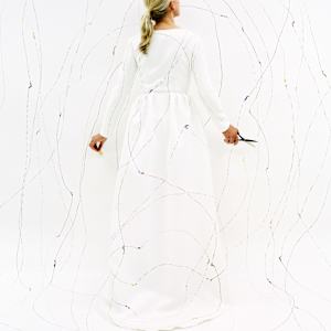 Lost in My Life (fruit sticker drawing) by Rachel Perry