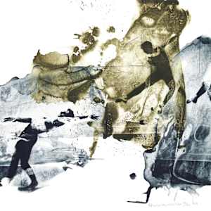 Ace, from the series Ruminations by Robert Rauschenberg