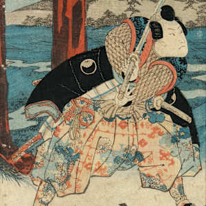 Sawamura Tossho I as Matsue Kurando by Utagawa Kuniyoshi