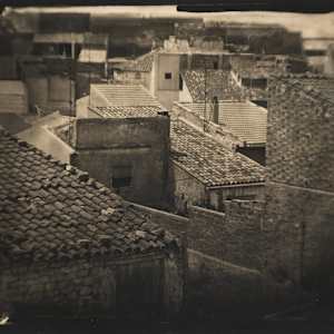 Rooftops, Escatrón, Spain by Mark Osterman