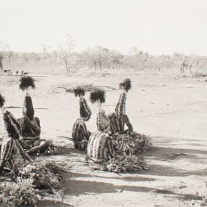 Walbiri Dancers Resting by Roger Manley