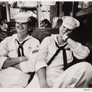 Two Sailors on Subway, Coney Island, NY, from Photographer's Choice: Harold Feinstein-Decades Four by Harold Feinstein