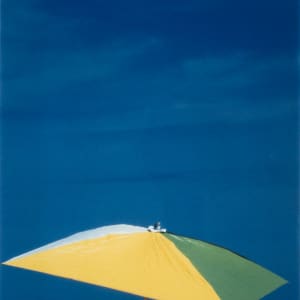 Untitled (Umbrella on Beach), East Hampton by Ralph Gibson, Image 1.
