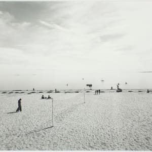 Cape Cod Beach Scene with Volleyball Net and People by Harry Callahan