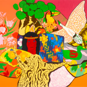 Pillow Jungle by Hunt Slonem