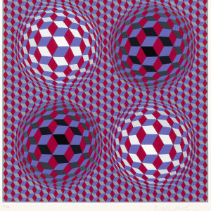 Homage I by Victor Vasarely