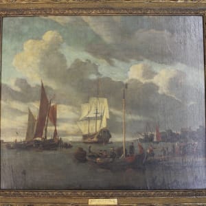 Shipping by the Shoreline by Abraham Storck