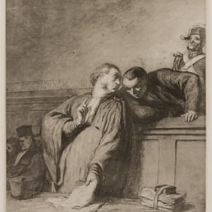 A Criminal Case by Honoré Daumier