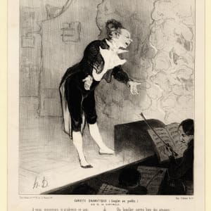 Carotte Dramatique, from The Drama Hoax by Honoré Daumier