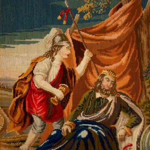 Untitled (Sleeping King Saul with David) by Unknown