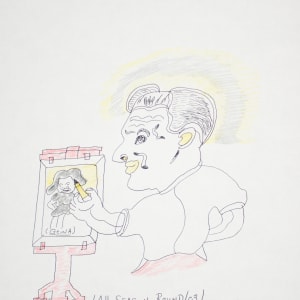 Gene Hard at Work at Home by Gene Merritt